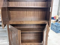 Houten kast met 4 deuren - 180 cm hoog - afbeelding 3 van  4