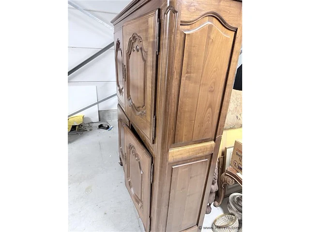 Houten kast met 4 deuren - 180 cm hoog - afbeelding 4 van  4