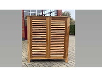Houten kast met legplanken h110cm