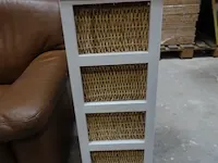 Houten kast + pedaalemmer - afbeelding 2 van  5