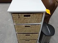 Houten kast + pedaalemmer - afbeelding 3 van  5