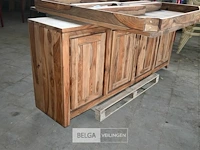 Houten kast + tafel - afbeelding 3 van  7
