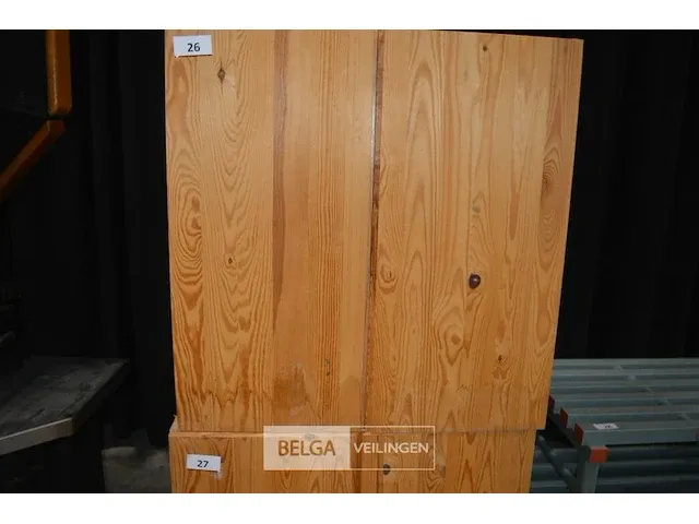Houten kastje ± 90x83x82 - afbeelding 2 van  6