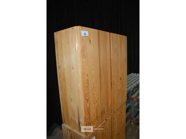 Houten kastje ± 90x83x82 - afbeelding 4 van  6