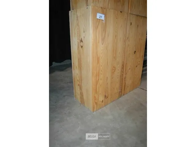 Houten kastje ± 90x83x82 - afbeelding 2 van  5