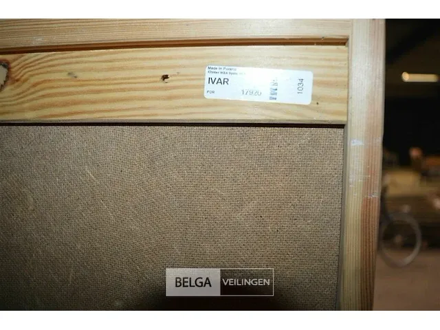 Houten kastje ± 90x83x82 - afbeelding 5 van  5