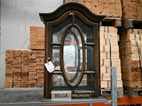Houten kastje en rekje - afbeelding 1 van  2