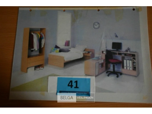 Houten kinderslaapkamer - afbeelding 1 van  5