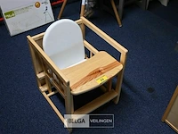 Houten kinderstoel zithoogte 30cm - afbeelding 1 van  3