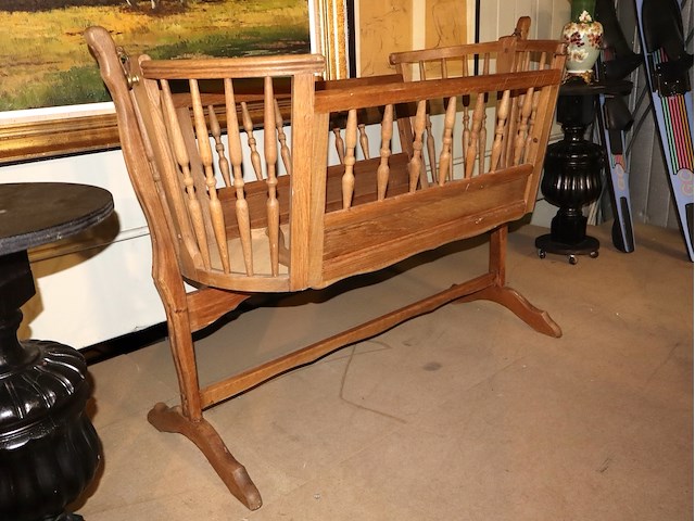 Houten kinderwieg - afbeelding 3 van  3