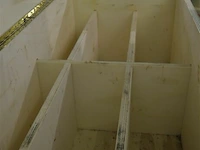 Houten kist met vakken - afbeelding 2 van  3