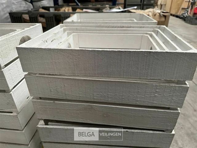 Houten kistjes in elkaar passend - 4 maten - afbeelding 2 van  4