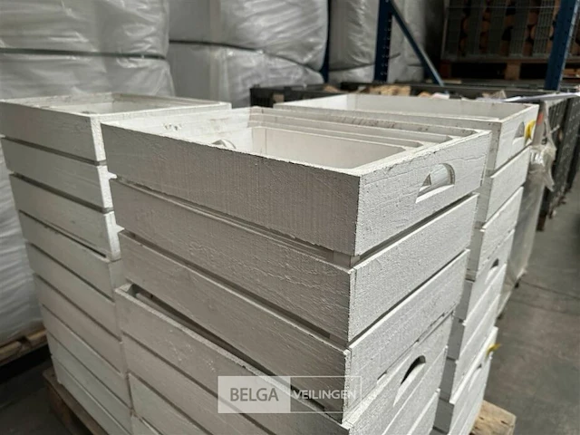 Houten kistjes in elkaar passend - 4 maten - afbeelding 1 van  4