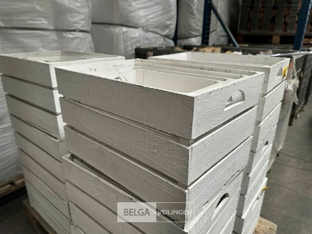 Houten kistjes in elkaar passend - 4 maten - afbeelding 1 van  4