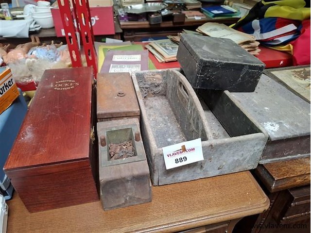 Houten kistjes - afbeelding 1 van  3