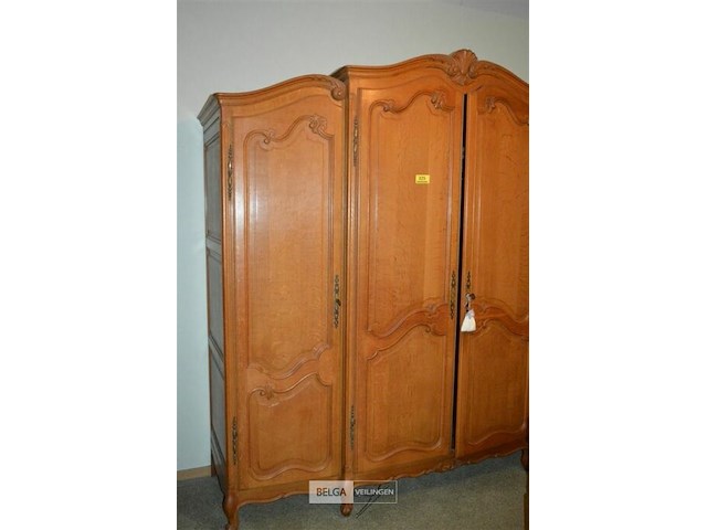 Houten kleerkast 210x220cm - afbeelding 2 van  4