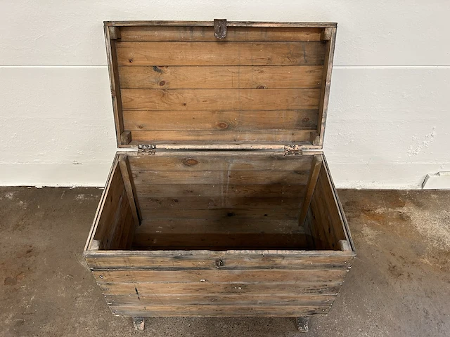 Houten koffer - afbeelding 2 van  6