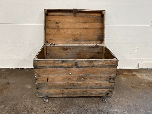 Houten koffer - afbeelding 6 van  6