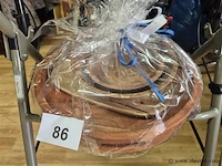 Houten kommen in cadeauverpakking - afbeelding 1 van  3