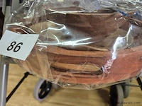 Houten kommen in cadeauverpakking - afbeelding 3 van  3