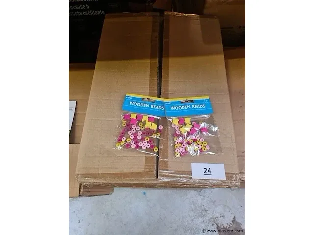 Houten kralen - afbeelding 1 van  1