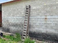 Houten ladder 3 delen