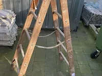 Houten ladder - afbeelding 1 van  3