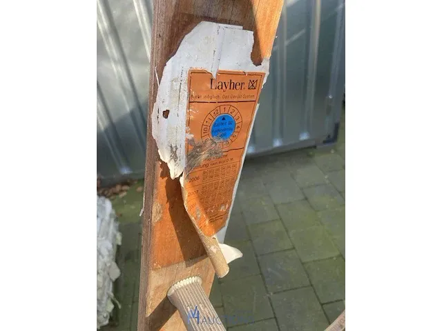Houten ladder - afbeelding 3 van  3