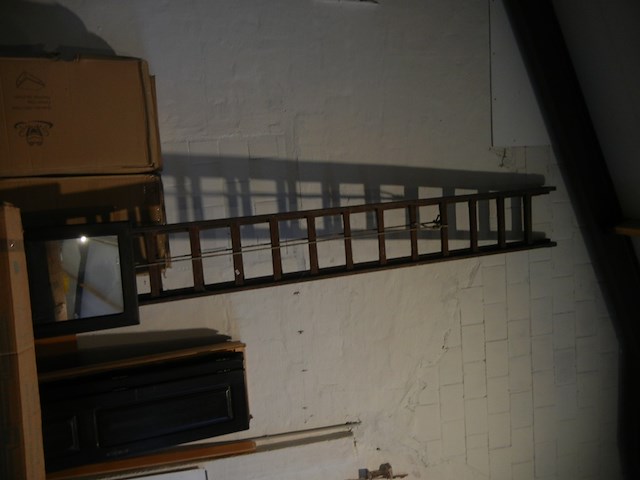 Houten ladder - afbeelding 2 van  2