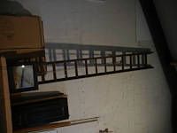 Houten ladder - afbeelding 2 van  2