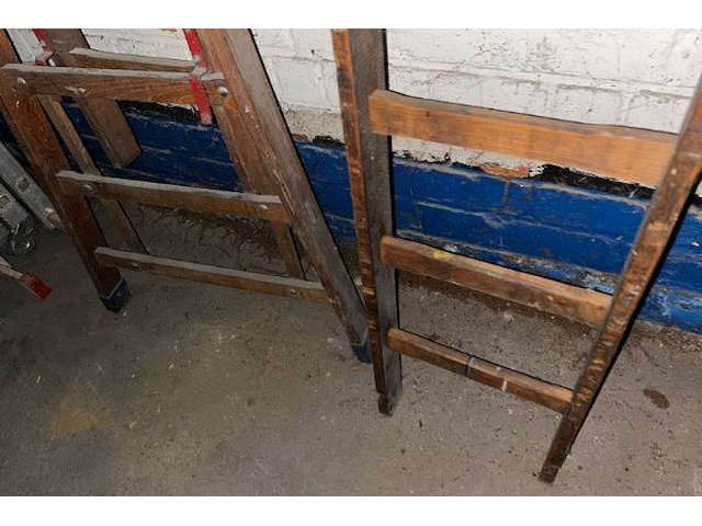 Houten ladders - afbeelding 3 van  3