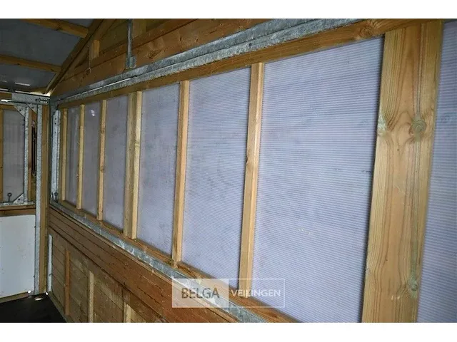 Houten marktkraam tuinhuis gedemonteerd/kliksysteem - afbeelding 2 van  13
