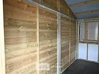 Houten marktkraam tuinhuis gedemonteerd/kliksysteem - afbeelding 3 van  13