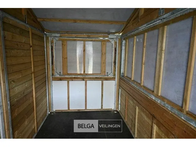 Houten marktkraam tuinhuis gedemonteerd/kliksysteem - afbeelding 13 van  13