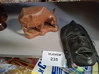 Houten masker - afbeelding 1 van  1