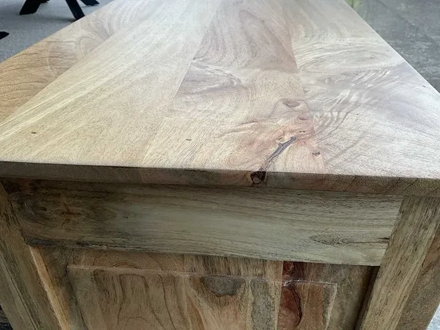 Houten multimediakast industrial - afbeelding 4 van  4