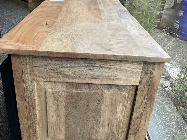 Houten multimediakast industrial - afbeelding 4 van  4