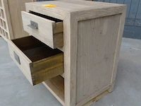 Houten nachtkastje pr living - afbeelding 3 van  3