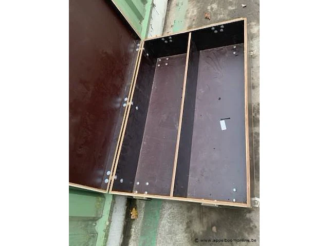 Houten opbergbox afm plm 124 x 85 x 42 cm - afbeelding 2 van  3