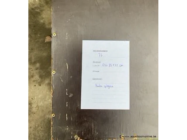 Houten opbergbox afm plm 124 x 85 x 42 cm - afbeelding 3 van  3