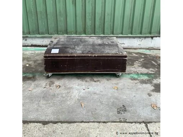 Houten opbergbox afm plm 124 x 85 x 42 cm - afbeelding 1 van  3