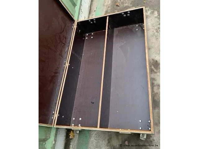 Houten opbergbox afm plm 124 x 85 x 42 cm - afbeelding 2 van  3