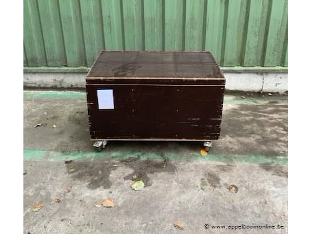 Houten opbergbox afm plm 96 x 65 x 61 cm - afbeelding 1 van  3