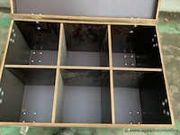 Houten opbergbox afm plm 96 x 65 x 61 cm - afbeelding 2 van  3