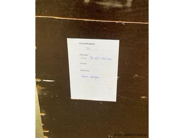 Houten opbergbox afm plm 96 x 65 x 61 cm - afbeelding 3 van  3