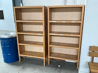 Houten opbergkast (2x) - afbeelding 1 van  7