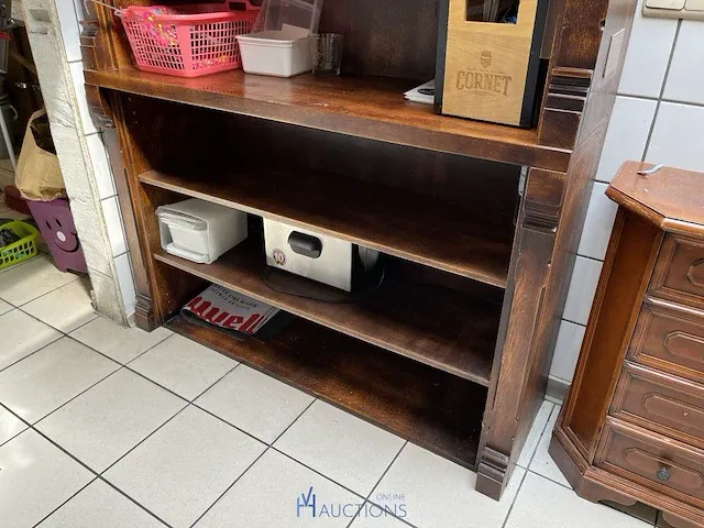 Houten opbergkast en ladekastje - afbeelding 4 van  7