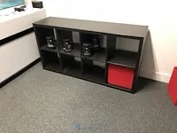 Houten opbergkast met zetel en tafel - afbeelding 2 van  8