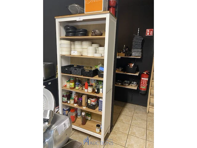 Houten opbergkast - afbeelding 2 van  2