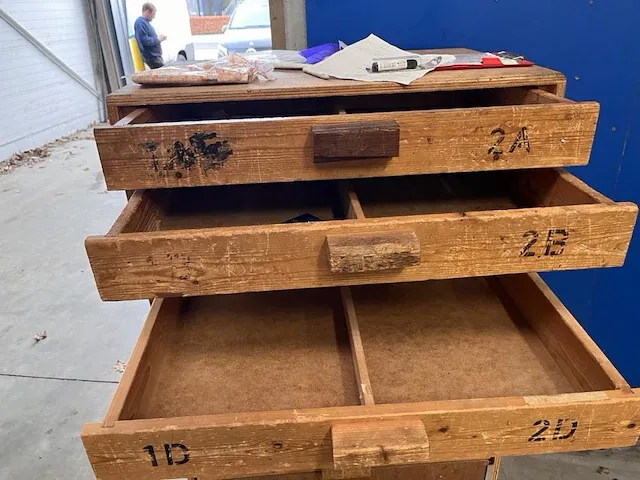 Houten opbergkast - afbeelding 2 van  3